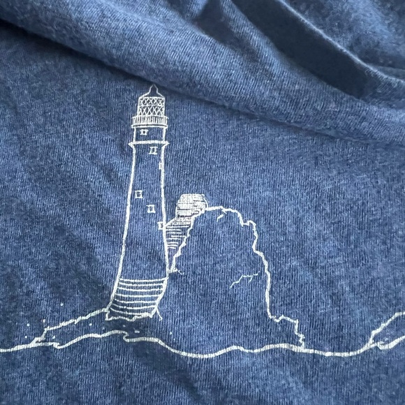 Girls Super soft Blue T-shirt XS - Picture 5 of 7